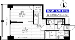 東京都台東区鳥越1【マンション】の間取り
