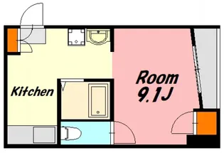 広島県広島市中区十日市町2【マンション】の間取り