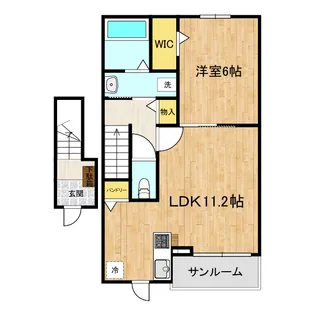 フォーマルハウト【2階】の間取り