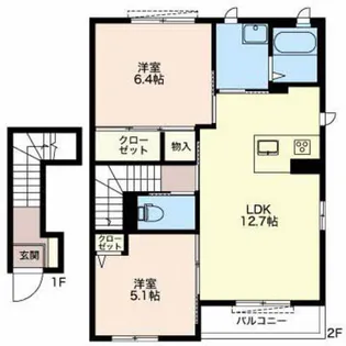松燈【2階】の間取り