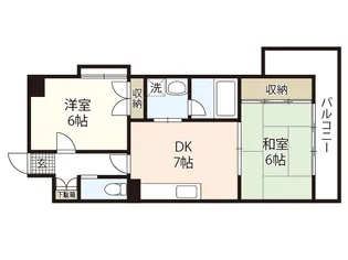 光町ハイム【5階】の間取り