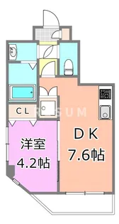 千葉県千葉市中央区神明町【マンション】の間取り