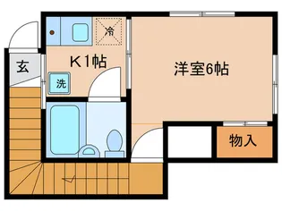 スリーコーポ【2階】の間取り