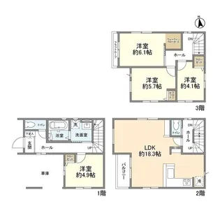 埼玉県川口市大字芝【一戸建】の間取り