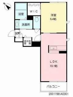 シャーメゾン桜川【3階】の間取り