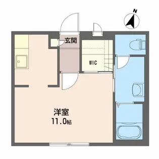 シャーメゾンカスケード【1階】の間取り