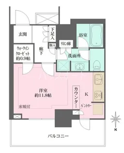 浅草タワー【8階】の間取り
