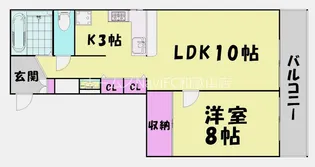 コータコート西国分【1階】の間取り