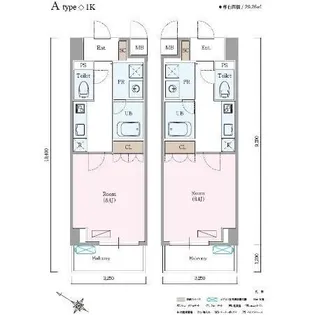 ロイジェントさいたま新都心【6階】の間取り