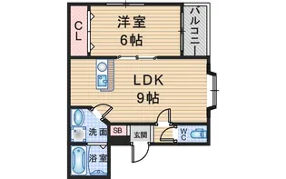 カサデプリマベーラ【1階】の間取り