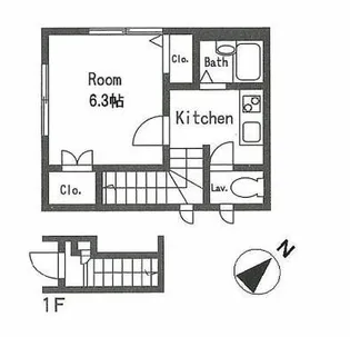 グランメール市ヶ谷【2階】の間取り
