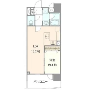 グランド・ガーラ銀座【6階】の間取り