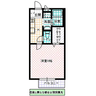 Glitter nishihara【1階】の間取り