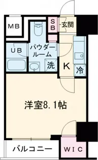 MAXIV CROS竹ノ塚【5階】の間取り