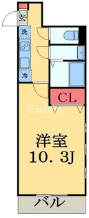 レスパス南花園【1階】の間取り