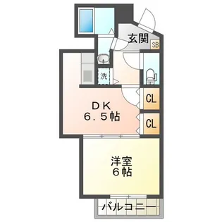 ビュウテラス【3階】の間取り