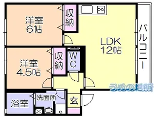 プリマヴェーラ(善導寺)【2階】の間取り