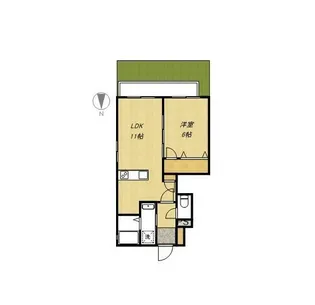 東京都狛江市猪方2【アパート】の間取り