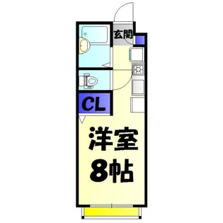 エステートピアKEI【2階】の間取り