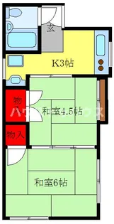 小井土荘【2階】の間取り
