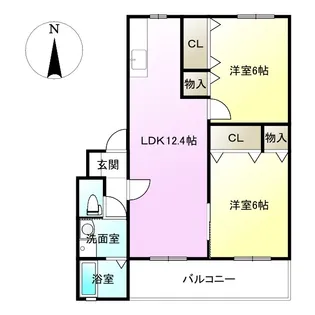 アリエッタS【2階】の間取り