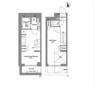 コンフォリア戸越公園【2階】の間取り