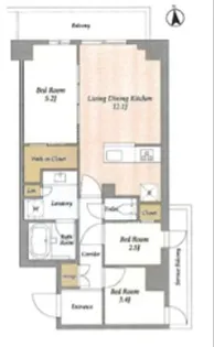 東京都足立区竹の塚6【マンション】の間取り
