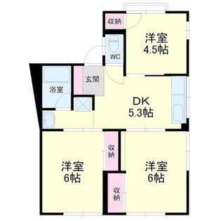 シティハイム初馬【2階】の間取り