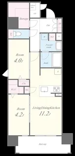 セイワパレス本町東【2階】の間取り