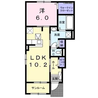 グランメゾンTK III【1階】の間取り