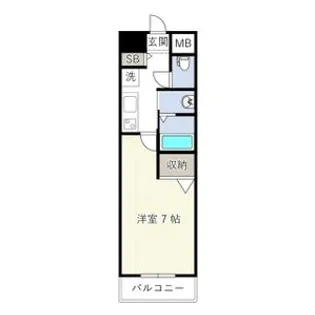 フローライト上前津【3階】の間取り