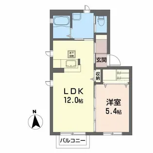 サウスポート【1階】の間取り