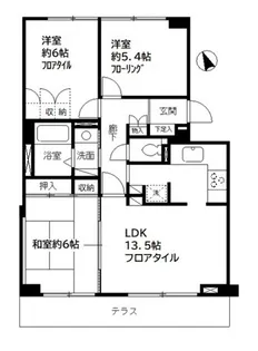 グロースメゾン海神A【1階】の間取り