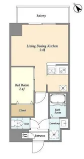 アルファコート曳舟【6階】の間取り