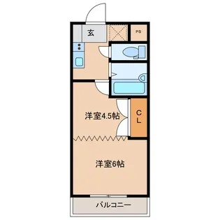 アクアステージ大在の間取り