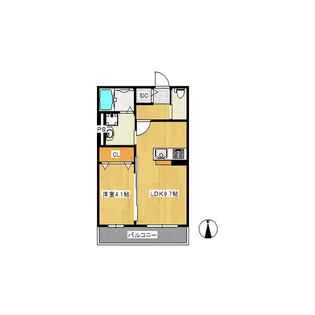 YKK多田A棟【2階】の間取り