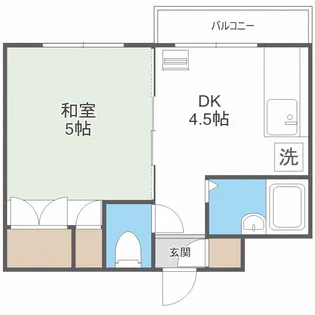 クラークハイツ【4階】の間取り