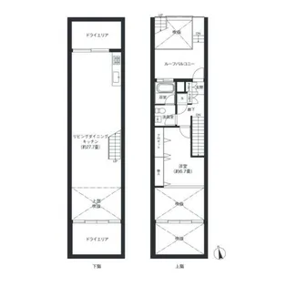 パークジオ学芸大学【1階】の間取り