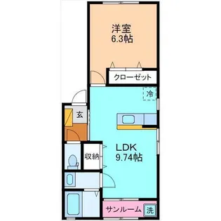 サンヒルズ高尾台【1階】の間取り