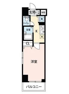 マイナビSTAYミライエ西麻布(メインステージ西麻布II)【8階】の間取り