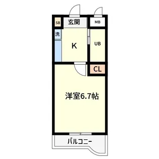 PLENDY与野【2階】の間取り