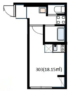 Casa四葉A(カーサヨツバ)【3階】の間取り