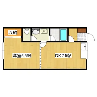 セイントハウス【1階】の間取り