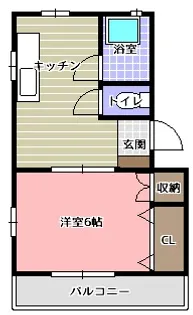 パール新町【4階】の間取り