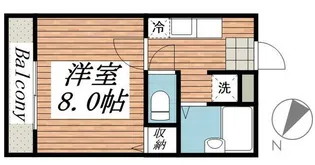 West Wood【2階】の間取り