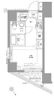 アゼスト関内【4階】の間取り