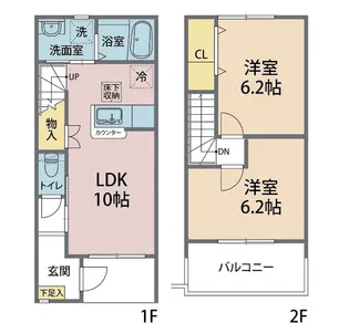 Pine Wind Maison II(松風メゾンII)の間取り
