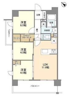 ジニア浅草【4階】の間取り