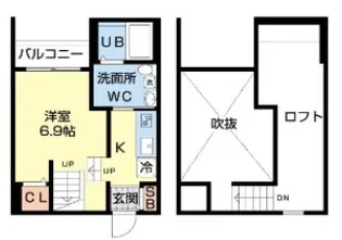 New grand【1階】の間取り