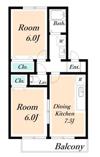 アベニュー【2階】の間取り